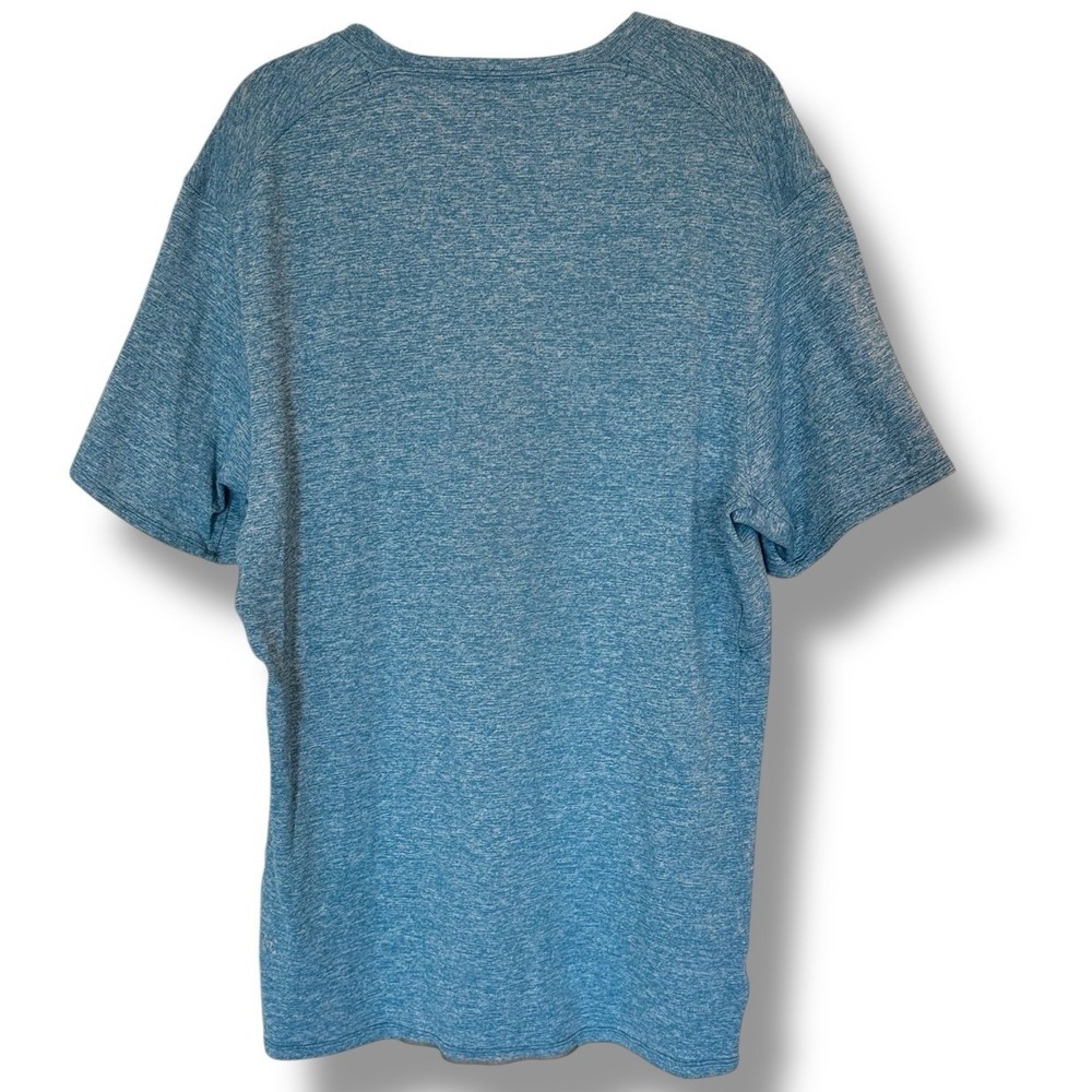 Lululemon Tee Shirt Blue Short Sleeve‎ Basic Drysense Athleisure Mens Large - Picture 2 of 6